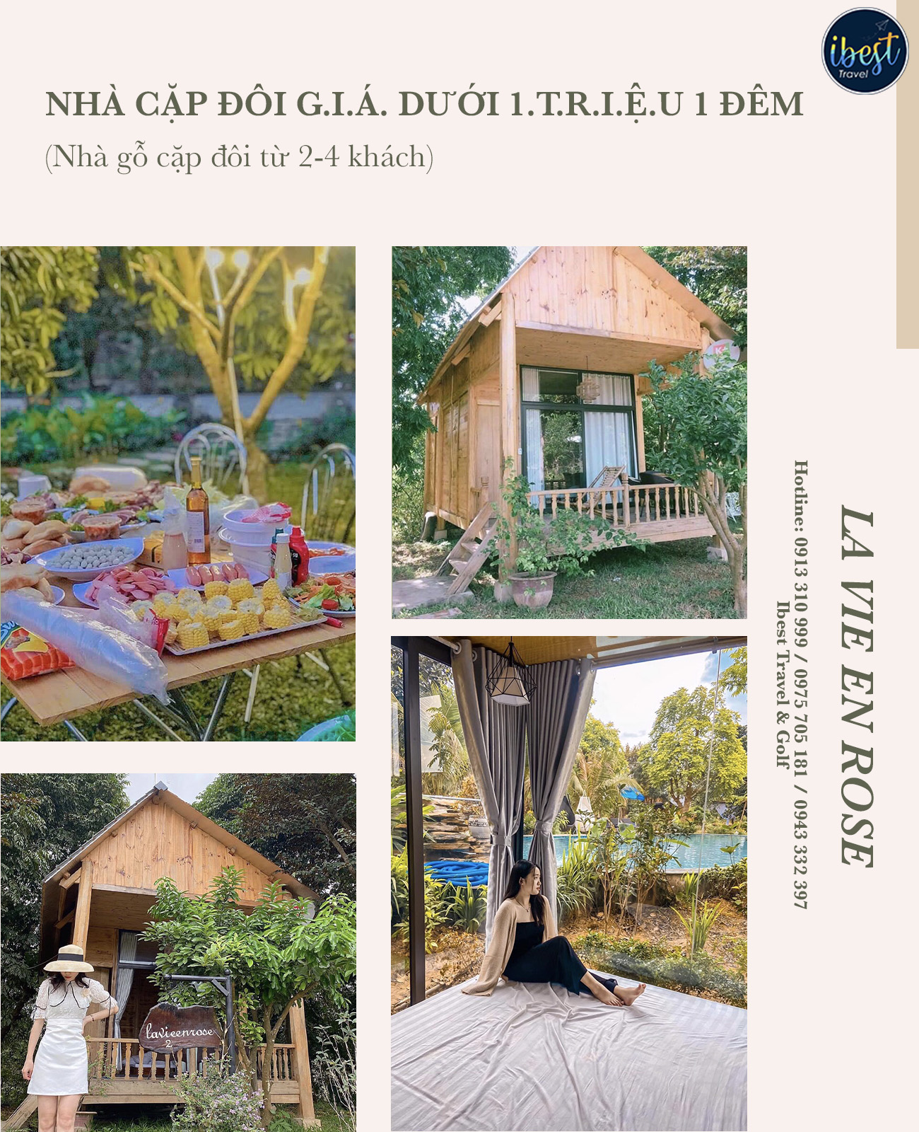 LA VIE EN ROSE tổ hợp homestay siêu chill hết nấc 